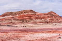 Image of a hillside near The Bentonite Hills