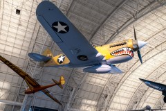 P-40 Warhawk at the  Udvar Hazy Air and Space Museum