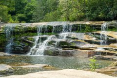 Waterfall near the Blue Ridge Parkway in North Carolina