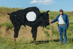 The Steel Buffalo 805 yard target at the Quigley