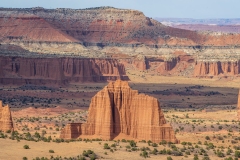 The Sentinel at Cathedral Valley
