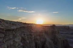 Sunset at Moonscape Overlook