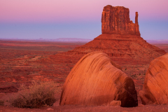 Photo of a Mitten and Venus Effect in Monument Valley