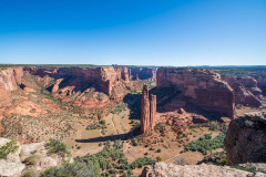 Photo of Spider Rock in Canyon de Chelly.