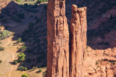 Photo of Spider Rock in Canyon de Chelly.