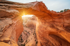 Photo of Eggshell Arch at the Evening Glow.