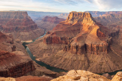 Photo taken at the Southeast Rim of the Grand Canyon >  This is where the Little Colorado flows into the Colorado.