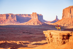 Photo of The Rider at Monument Valley.