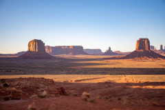 Photo of Monument Valley early morning.