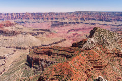 Photo of the Grand Canyon from the North Rim looking south.