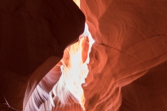 Photo taken at Upper Antelope Canyon.  A Slot Canyon