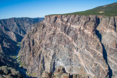 Photo of the Painted Wall in the Canyon of the Gunnison