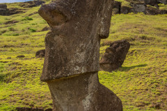 Photo of Buried Moai at the Quarry on Easter Island