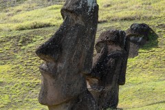Photo of Buried Moai at the Quarry
