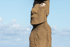 Photo of the Moai with Eyes
