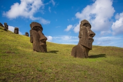 Photo of Buried Moai at the Quarry on Easter Island