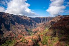 Photo of Waimea Canyon near the NaPali Coast.