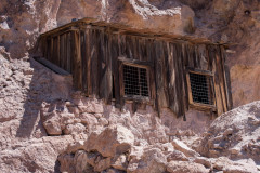 Photo of an old Miners Shack at the Calico Gold Mine in CA