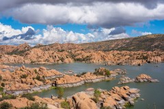 Photo of Sky and Water at Watson Lake at Prescott, AZ