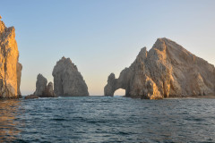 Photo of the hole in the Wall at Lands End in Cabo San Lucas, Mexico