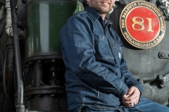 Photo of the Train Master on Engine # 81