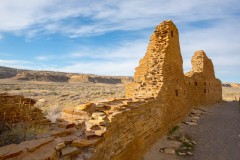 Photo of Ancient Wall at Chaco Canyon