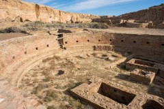 Photo of Ceremonial Pit at Chaco Canyon