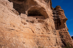 Photo of the Gila River Cliff Dwelling.