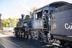 Photo of the 1924 Steam Engine of the Cumbres & Toltec Railway