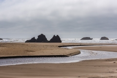 Photo of Bandon Beach late afternoon