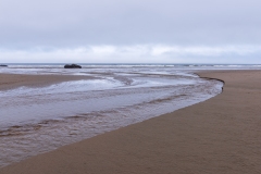 Photo of Bandon Beach late afternoon