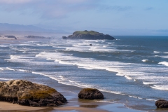 Photo of Bandon Beach late afternoon