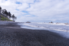 Photo of Ruby Beach early morning