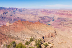 Photo of Navajo Point on the South Rim of the Grand Canyon