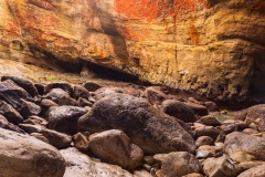Photo taken inside of the Devil's Punchbowl along the Oregon Coast