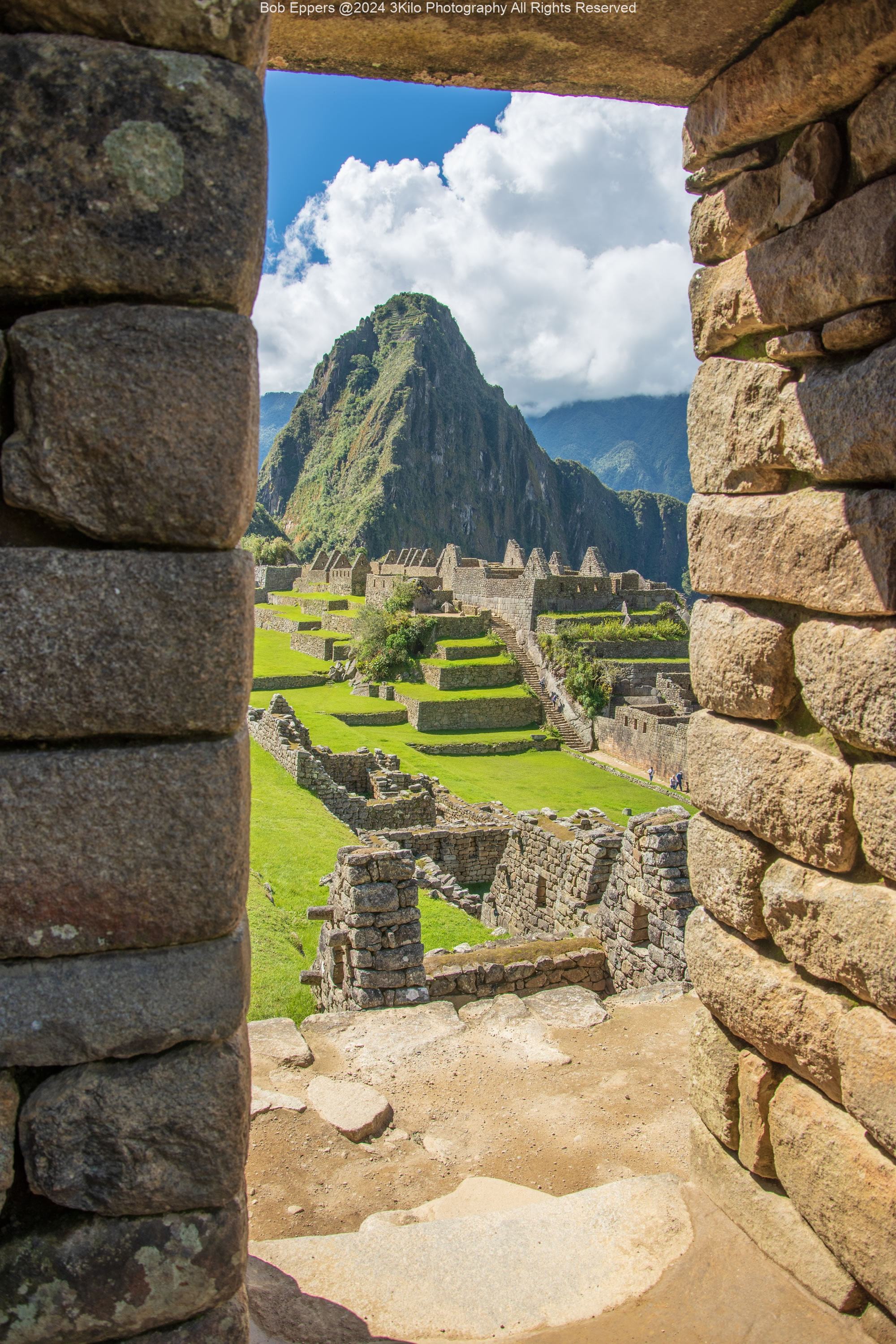 Photo of a Gateway in Machu Picchu, Peru.