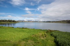 Photo of a lake in the Sacred Valley, Peru