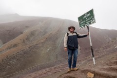 Photo near the Top of Rainbow Mountain.  Over 17,000 feet high.