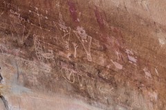 Photo of the Sego Canyon Petroglyphs