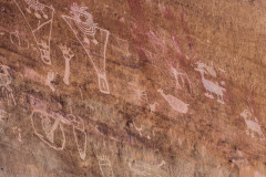 Photo of the Sego Canyon Petroglyphs