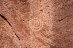 Photo of a Canyon de Chelly Petroglyph