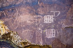 Photo of Petroglyphs in the Coso Mountains.