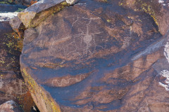 Photo of Petroglyphs in the Coso Mountains.