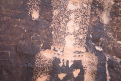 Photo of the Birthing Petroglyph in Chevelon Creek. AZ