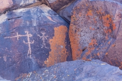 Photo of Petroglyphs and Lichen in the Coso Mountains, CA
