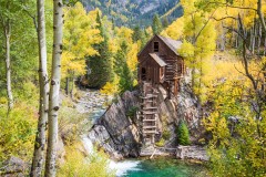 Photo of the Old Crystal Mill in Colorado.