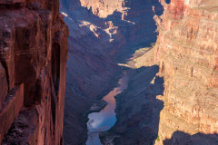 Photo of Toroweap at the Grand Canyon.  The narrowest and deepest part of the Grand Canyon.