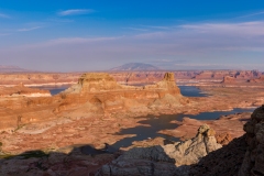 Photo of Gunsite Butte taken from Alstrom Point on the Utah side of Lake Powelll