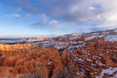 Bryce Canyon with Winter Snow