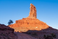 Photo of Castle Butte in the Valley of the Gods
